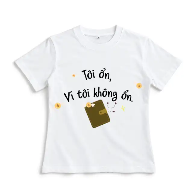 Áo thun in đơn giản